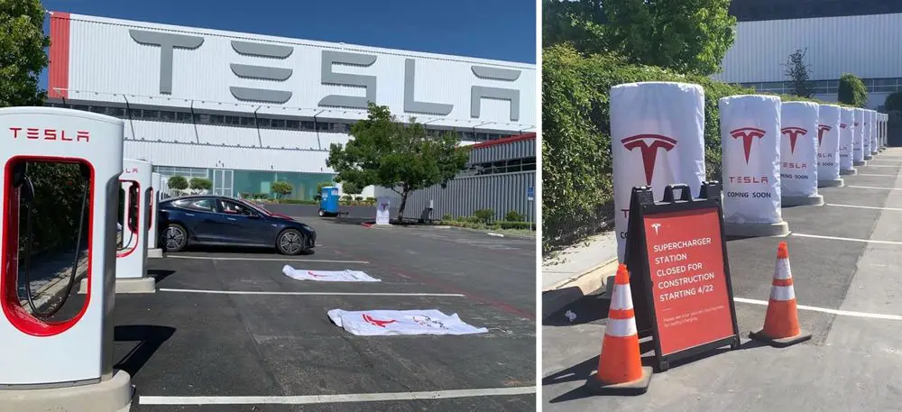 Tesla Opens First Supercharger To The Public