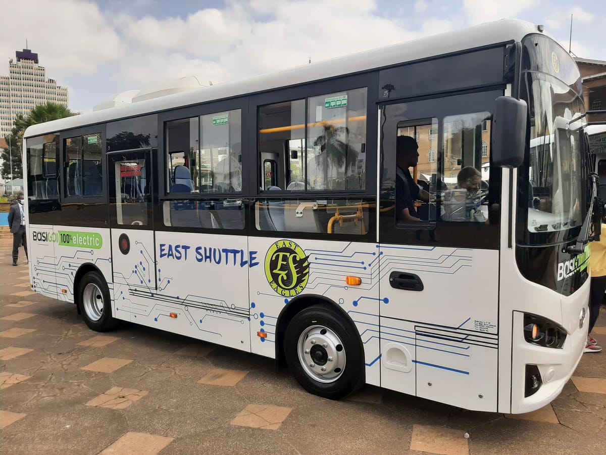 BasiGo electric bus starts operations in Nairobi, targets PSV.