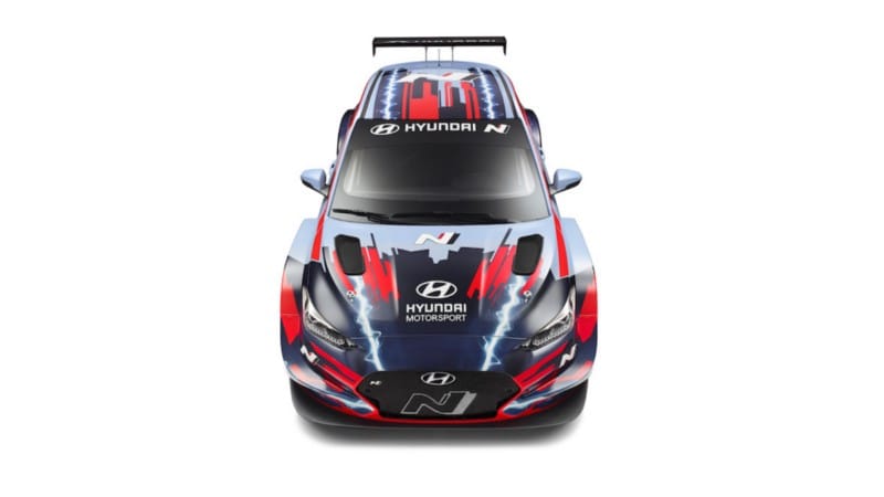 Hyundai’s All-Electric Veloster Touring Car