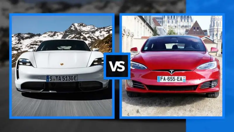 Porsche Taycan vs Tesla Model S