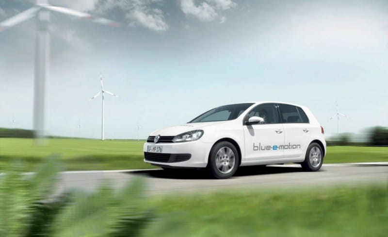 Volkswagen Golf Blue-E-Motion Electric Car