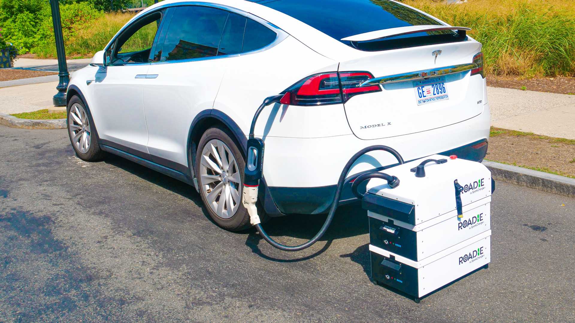 Portable electric vehicle charger expected soon.