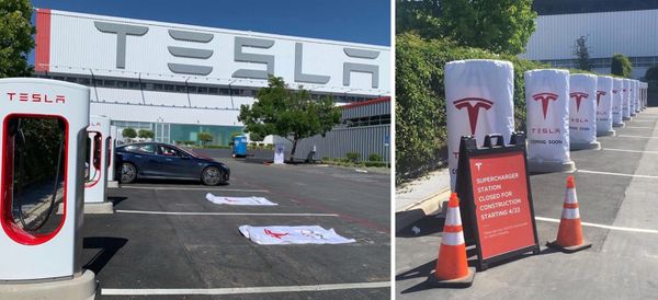 Tesla opens first supercharger to the public