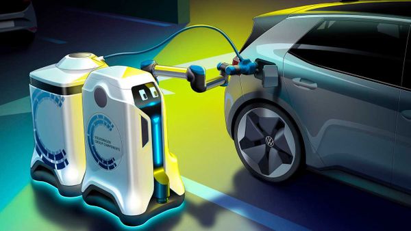 Volkswagen to develop an electric car-charging robot