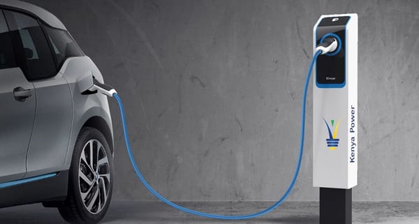 Where does Kenya's electricity to recharge EVs come from?