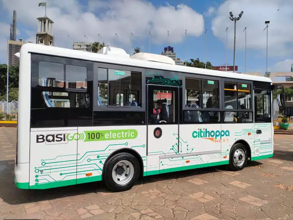 BasiGo Delivers 5 New Electric Buses to Metro Trans Limited.